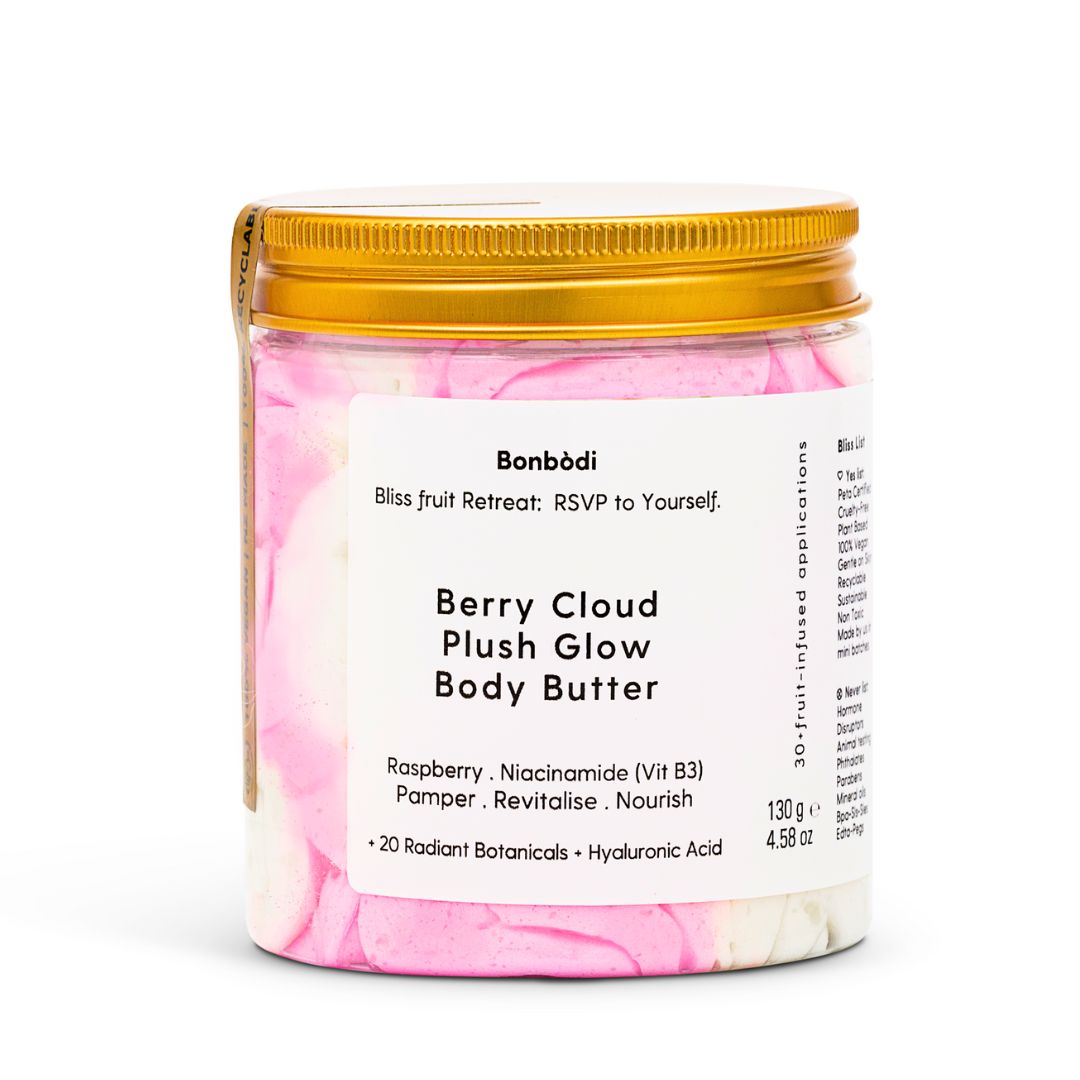 Berry Cloud Plush Glow Body Butter 🍓   130g -Bonbodi