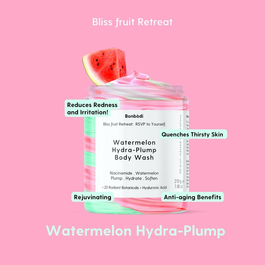 Watermelon Body Wash - Hydra-Plump  🍉 Bonbodi