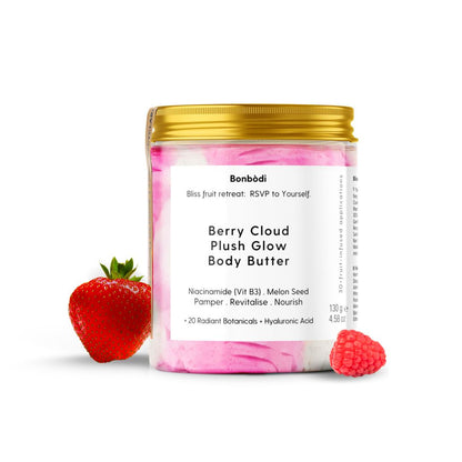 Berry Cloud Plush Glow Body Butter 🍓 130g -Bonbodi