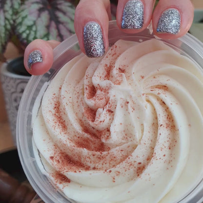 a close up of a person holding a bowl of food